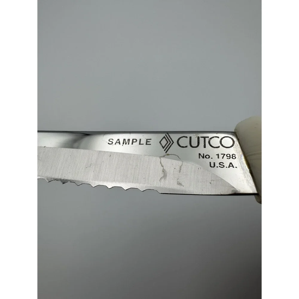 VTG Cutco No 1798 Sample Stainless Pearl Table Knife